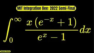 The Most Stunning Solution to an Elegant MIT Integration Bee Problem