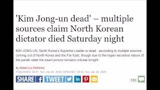 'Kim Jong-un dead' &ndash; multiple sources claim North Korean dictator died Saturday night -