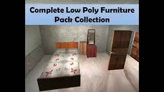 Furniture Lowpoly For Unity3D Trailer