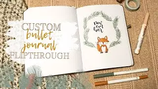 CUSTOM BULLET JOURNAL FLIP THROUGH #14 | 2021 Aesthetic bujo Flipthrough | 12 BUJO themes 2021