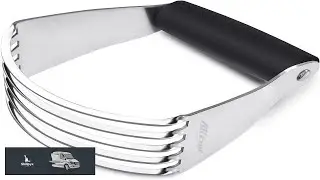 ALLTOP Pastry Shortening Blender Cutter Stainless Steel Dough Masher for Butter