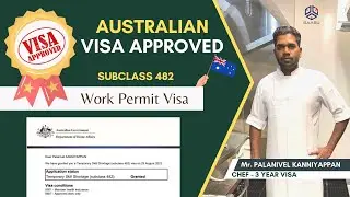👨&zwj;🍳Chef Palanivel's Australian Visa Success Story | 482 - Work Permit Visa