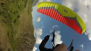 Gin Harness failure speedflying mid roll 03 06 17 under Ozone Rapido13