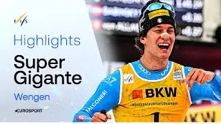 FRANZONI sei un mito! Prima VITTORIA in carriera nel SuperG di WENGEN | HIGHLIGHTS