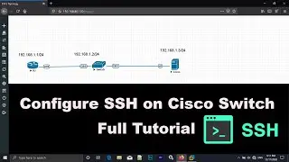 How to Configure SSH on Cisco Switch (Real Device)