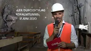 &Ouml;BB Koralmtunnel Durchschlag 2020
