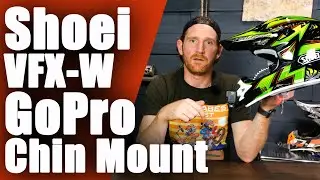 Shoei VFX-W Helmet Chin Mount For GoPro Hero, DJI Osmo, Insta360 Action Cameras | Custom Mounts