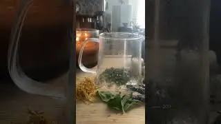 Making a cooling tea with me