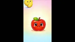 Let&rsquo;s eat fruits! 🍌🍊Apple, banana, and orange make learning fun!Yum yum! 😋#LearnFruits #KidsLearning