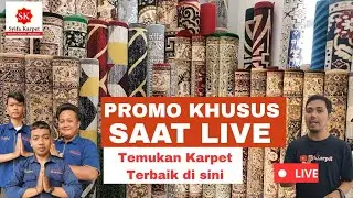 LIVE SYIFA KARPET PROMO KARPET RUANG TAMU DAN KARPET MASJID TERBAIK TAHUN 2025