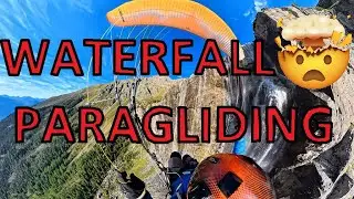 360° 8K Paragliding #366: Waterfall soaring - most beautiful flight of my life so far