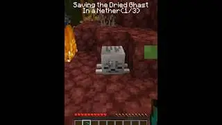 Dried Ghast First Look and Discover ! #minecraft #update #new #mojang #tiktok #trend