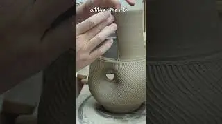 Altering a Glug Jug #glugglug #glugjug #ceramic #cottagecore #pottery #maker #howto #howtomake