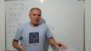 lecții 77: CLASA III - IV: metoda grafică: aflarea a 2 numere când știm suma și că unul este...