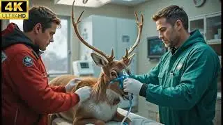 Heartwarming Reindeer Rescue in a Blizzard || Ultra-Realistic 8K Animal Rescue Story