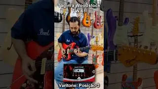 Teste da Chave Varitone: Guitarra Tagima Woodstock TW61 - #tagimabrasil #tagimaguitars #guitarcover