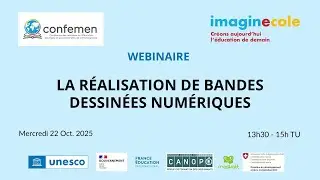 Webinaire CONFEMEN réalisation bandes dessinées numériques à des fins pédagogiques