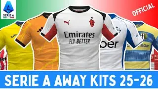 Serie A 2025/26 &ndash; All Away Kits Revealed! ⚽👕 #SerieA #FootballKits #AwayKits