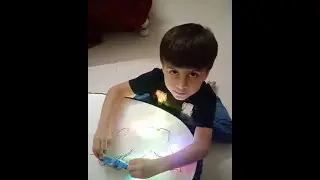 7-Year-Old Abdul Ghani Makes LED Rainbow Light from Scrap Bulb! 💡🌈