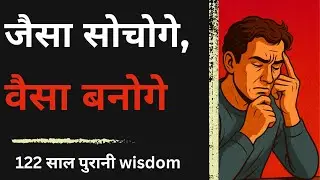 As a Man Thinketh Explained in Hindi | 7 Life Changing Lessons by James Allen