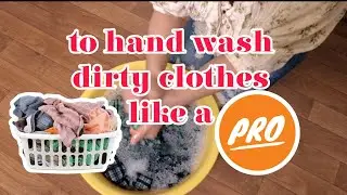 wash dirty clothes | diy | saving money