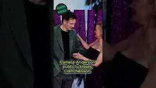 Pamela Anderson and Liam Neeson Share a Sweet Moment in Public #pamela #liamnesson #youtubeshorts