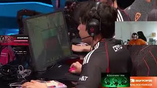 SEN Zellsis's LOL reaction to 100T Cryo's insane ace that stressed out the C9 coach!