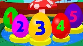 Crazy Eggs Numbers 123 | Numbers Songs | Learn Numbers | Nursery Rhymes