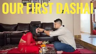 OUR FIRST DASHAI TOGETHER || GHATASTHAPANA, PHOOLPATI, ASTAMI AND TIKA || VLOG || 4K