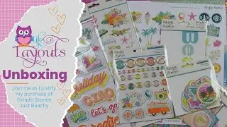 Let&rsquo;s unbox Simple Stories: Just Beachy and discuss how I justify my purchase