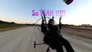PAP Trike...Paramotoring over Construction!