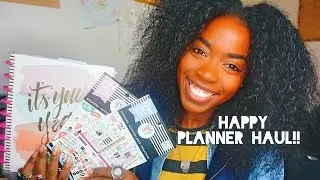 HUGE Happy Planner Haul! (Time management, Stickers, Accessories & MORE!)