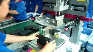 electronics shell table moving screen printer