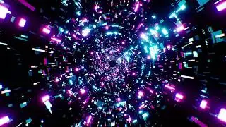 1 Hour 4K Cyber Digital Tunnel VJ Loop &ndash; This Portal Changes Everything! (No Audio | Seamless)