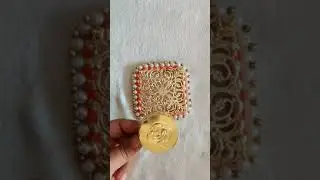 Diya stand making at home/Tea light candle holder idea #youtubeshorts
