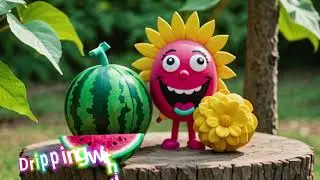 Watermelon Watermelon big and round - nursery ryhmes - kids song - The kids show