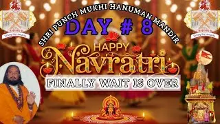 NAVRATRI VLOG | DAY # 8 | SHRI PUNCH MUKHI HANUMAN MANDIR KARACHI SINGH