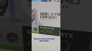Asus ROG strix RTX 4090 24 GB white Edition #rtx #nvidia #asus #gaming #pc #nepal #computer