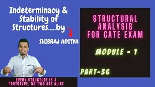 Best Structural Analysis Lectures For GATE 2022-2023 (CIVIL) | Module -1 | Part -36 | SHIBRAJ ADITYA