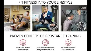 OYO Personal Full Body Gym - NASA SpiraFlex Resistance Technology. Exercise Equipment.