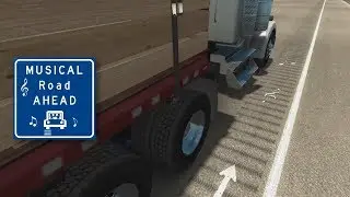 Musical Road in American Truck Simulator
