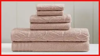 Great product -  Amrapur Overseas 6-Piece Yarn Dyed Diamond Gate Jacquard Towel Set