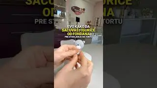 Evo kako da sačuva&scaron; figurice od fondana,pre stavljanja na tortu!