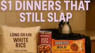 Dollar Tree Recession Meals | Surviving the rice recall & Rising beef prices 🍚💸