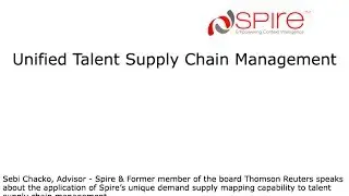 Spire TalentSHIP&reg; - Unified Talent Supply Chain Management