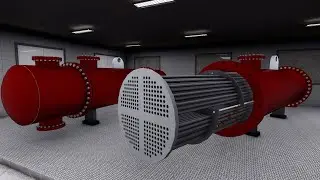 Floating Head Heat Exchanger 3D