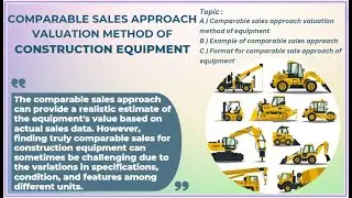 Comparable Sale Valuation Method
