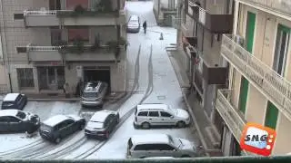 Nevicata a San Nicandro Garganico - 9 febbraio 2013