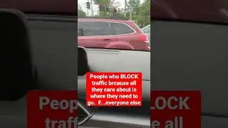 PEOPLE WHO BLOCK TRAFFIC ⛔
