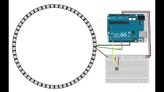 Neopixel Ring Cyclone Light Game